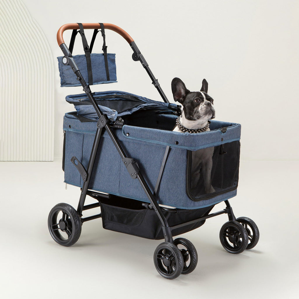 Extra Large Dog Stroller for Medium and Large Dogs Up to 132lbs