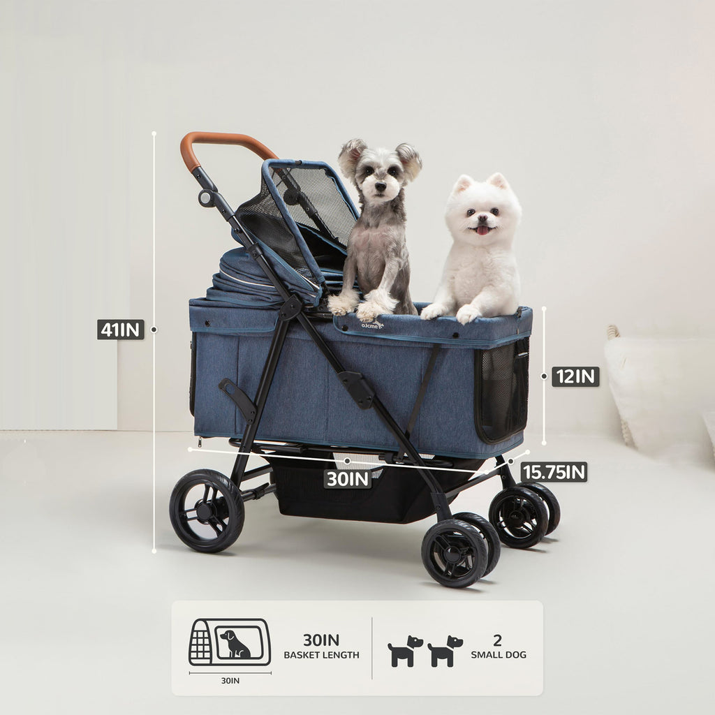 Extra Large Dog Stroller for Medium and Large Dogs Up to 132lbs