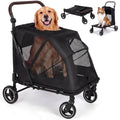 Large Dog Stroller for Medium Dogs Up to 66lbs Foldable Pet Wagon